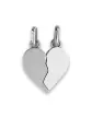 Pendentif C&oelig;ur S&eacute;cable en Or Personnalisable &ndash; Grand Mod&egrave;le