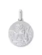 M&eacute;daille Ronde Ange Rapha&euml;l en Or Personnalisable