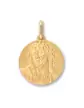 M&eacute;daille Christ en Or Jaune 18K Personnalisable