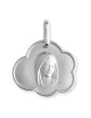 M&eacute;daille Nuage Vierge Marie en Or Personnalisable