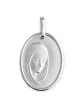 M&eacute;daille de Bapt&ecirc;me Vierge en Or Personnalisable