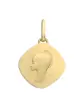 M&eacute;daille Vierge Losange en Or Personnalisable