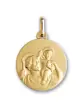 M&eacute;daille Ronde Saint Christophe en Or