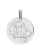 M&eacute;daille Zodiaque Enfant Or Personnalisable