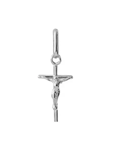 Croix B&acirc;ton Christ en Or