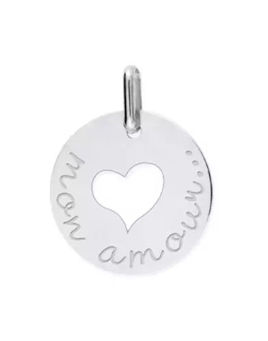 M&eacute;daille Ajour&eacute;e Coeur Amour