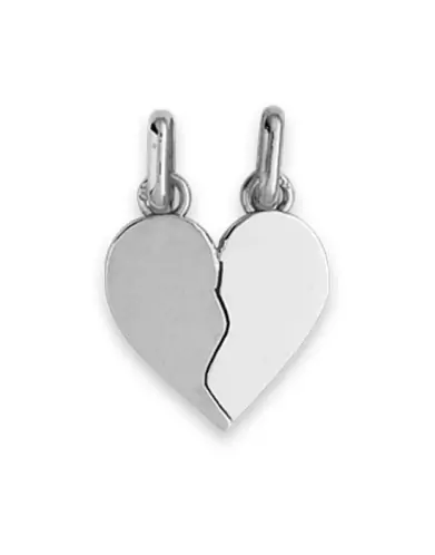 Pendentif C&oelig;ur S&eacute;cable en Or Personnalisable &ndash; Petit Mod&egrave;le