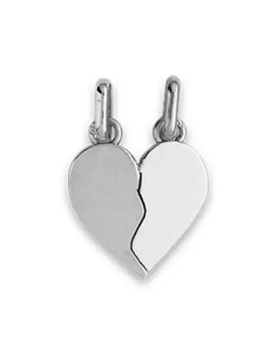 Pendentif C&oelig;ur S&eacute;cable en Or Personnalisable &ndash; Grand Mod&egrave;le