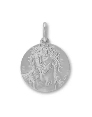 M&eacute;daille Christ en Or Jaune 18K Personnalisable