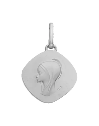 M&eacute;daille Vierge Losange en Or Personnalisable