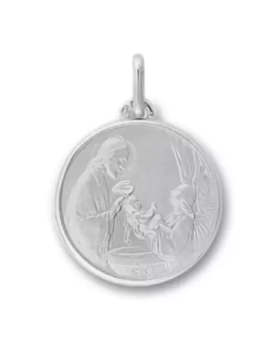 M&eacute;daille C&eacute;r&eacute;monie du Bapt&ecirc;me en Or Personnalisable