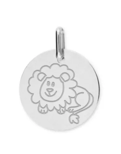 M&eacute;daille Zodiaque Enfant Or Personnalisable