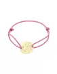Bracelet Cordon Fille Papillons en Or - La F&eacute;e Galipette