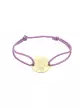 Bracelet Cordon Fille Lapin en Or - La F&eacute;e Galipette