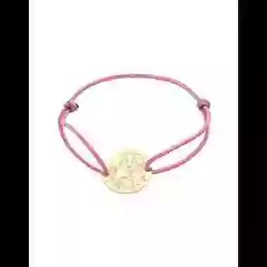Bracelet Cordon Fille Papillons en Or - La F&eacute;e Galipette image cachée
