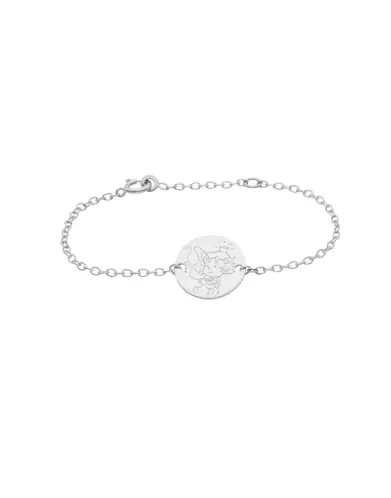 Bracelet Cha&icirc;ne Fille Lapin en Or - La F&eacute;e Galipette