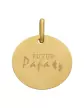 M&eacute;daille Ronde M Futur Papa en Or Personnalisable