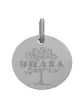 M&eacute;daille Ronde M Arbre de Vie Ohana en Or Personnalisable