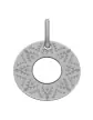 M&eacute;daille Ronde Ajour&eacute;e M Tribal en Or &agrave; Personnaliser