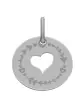 M&eacute;daille Coeur Ajour&eacute; M D&eacute;cor Coeur