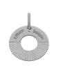 M&eacute;daille &agrave; Personnaliser en Or Cercle Soleil