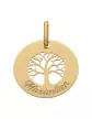 M&eacute;daille Or Arbre de Vie Personnalisable
