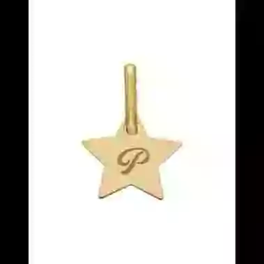 Petite M&eacute;daille &Eacute;toile en Or Personnalisable image cachée
