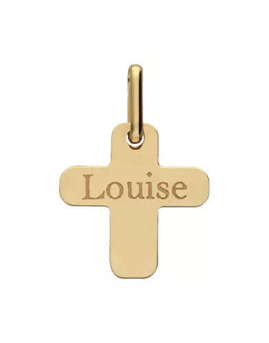 Pendentif Croix en Or &agrave; Personnaliser