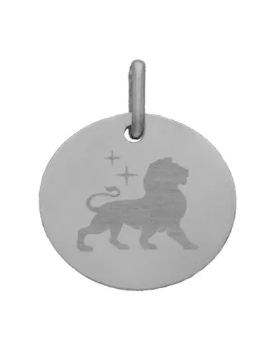 M&eacute;daille Ronde M Embl&egrave;me Zodiaque