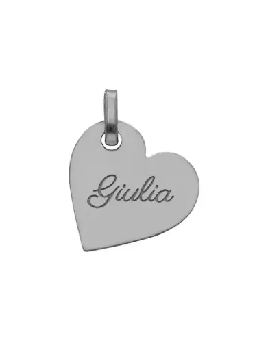 Petite M&eacute;daille C&oelig;ur en Or Personnalisable