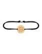 Bracelet Rond en Or sur cordon &agrave; personnaliser avec un dessin